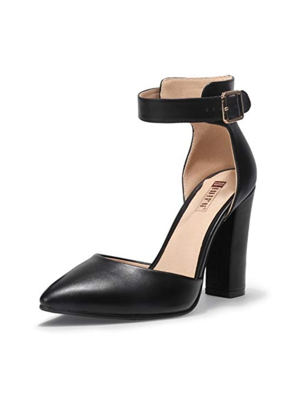 IDIFU Women's Closed Toe High Heels Pumps Pointed Toe Dress Shoes